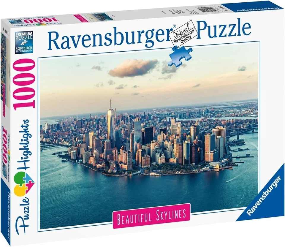 Ravensburger 14086 New York, 1000 Pieces, Jigsaw Puzzle, Beautiful Skylines - Image 2 of 3