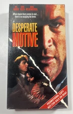 Desperate Motive VHS 1993 Promo Screener Sealed New Line Thriller 76073