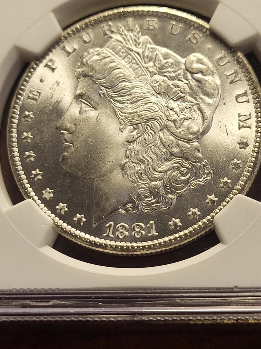 Uncirculated Carson City Silver Morgan Dollars (1878-1921) for