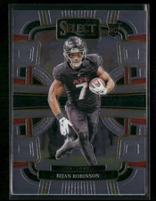 Bijan Robinson 2023 Panini Select #4 Rookie Atlanta Falcons