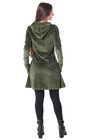 PUREWONDER Samtkleid mit Kapuze, Kleid Nr. 137