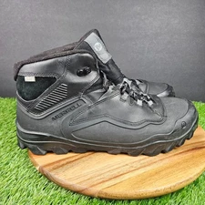 Merrell Overlook 6 Ice+ Waterproof Vibram Black Mens 11 Outdoor Shoes J36941