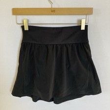 Spanx Get Moving Skort Black Sz XS Active Tennis Golf Pickleball Athletic Skirt