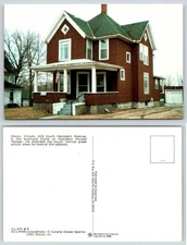 Dixon Illinois President Ronald Reagan Boyhood Home Postcard AF1054