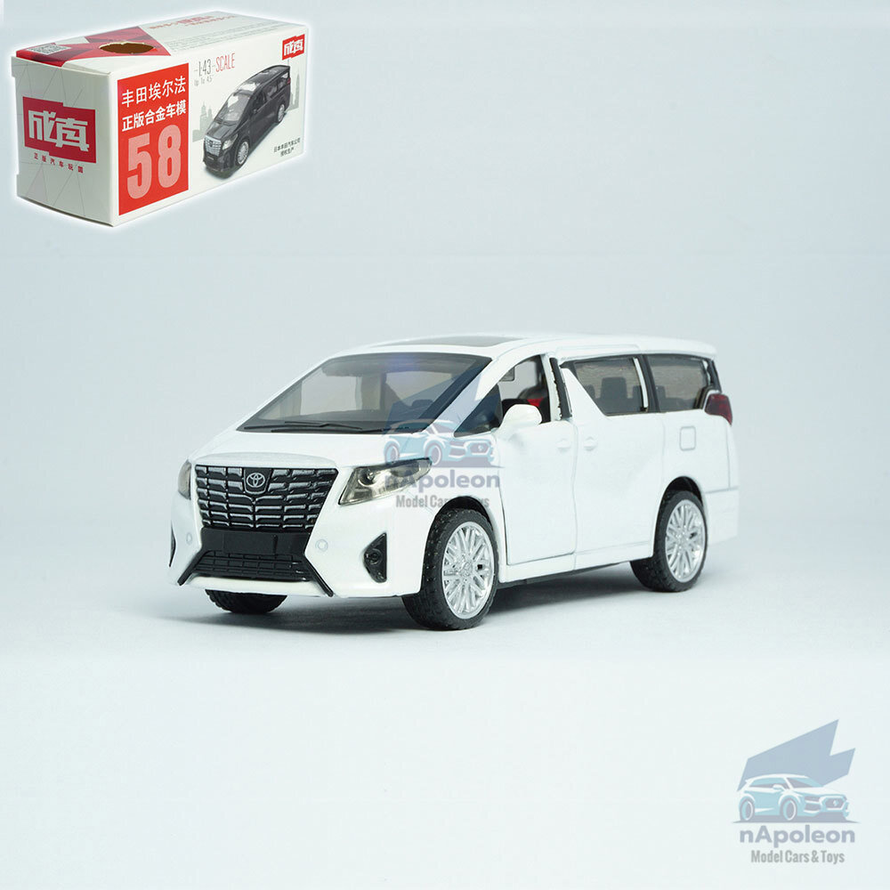 1:43 Toyota Alphard Model Car Diecast Toy Vehicle Collection Kids