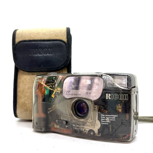 【NEAR MINT】 Ricoh FF-9SD Limited Skeleton Point & Shoot 35mm FilmCamera JAPAN