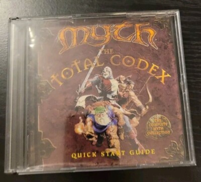 MYTH THE TOTAL CODEX  Collection PC/WIN/MAC Big Box Game Case Manual Rare Find