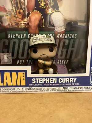 Funko Pop! Slam Cover with Case: Stephen Curry Golden State Funko Pop! Slam Cover with Case: Stephen Curry Golden State