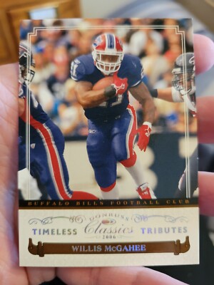 2006 Donruss Classics Timeless Tributes Silver /50 Willis McGahee #12