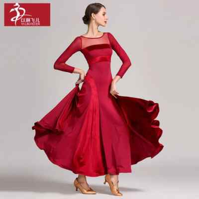 NEW Latin Ballroom Dance Dress Standard Ballroom Dress Moden Dance Dress 