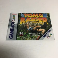 Tomb Raider Instruction Booklet ONLY! (Game Boy Color, GBC) Manual