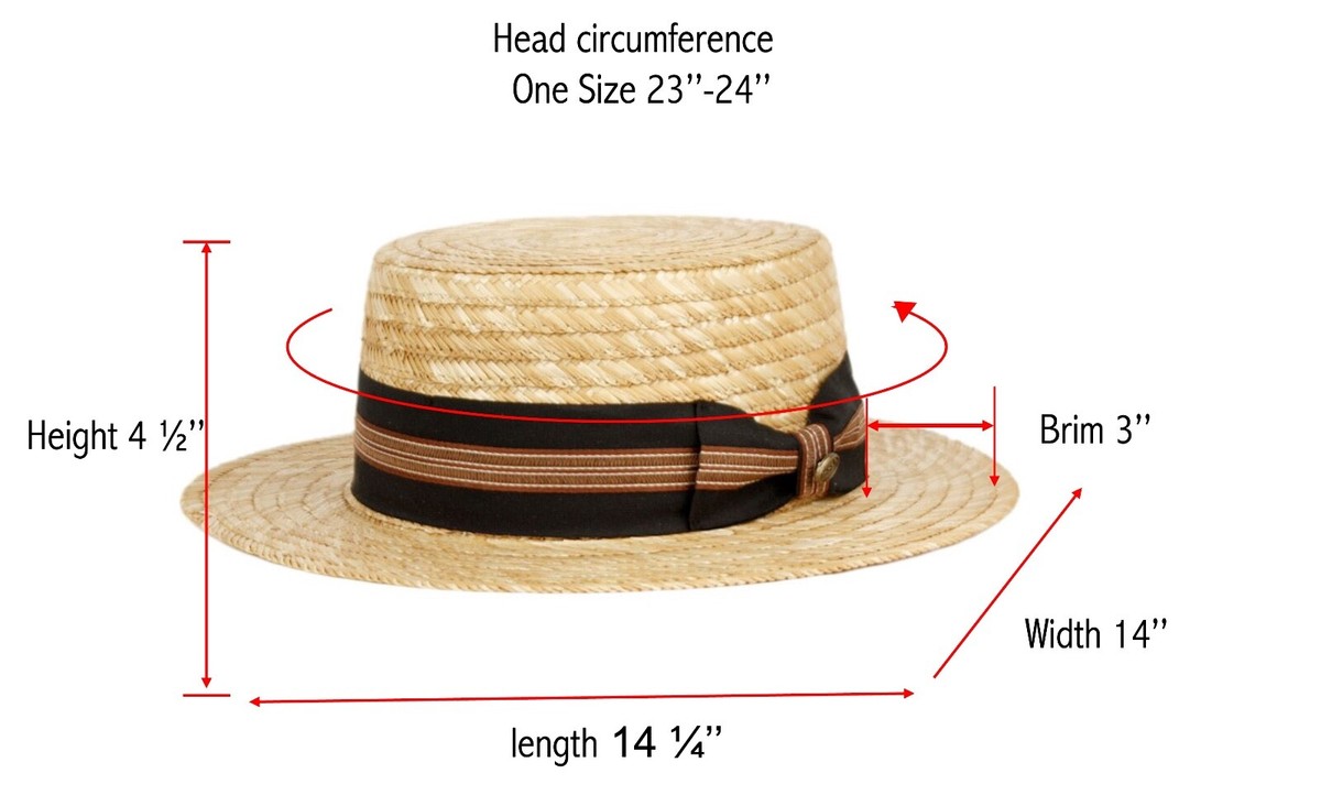 即購入ok！！the barnnet Straw Boater Hat Amazon.com: Boy's Vintage Straw Boater Hat - Natural OSFM