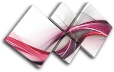 Design Abstract MULTI CANVAS WALL ART Picture Print VA