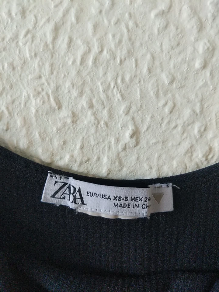 Zara Damen Body Overall schwarz Größe XS - Bild 4 von 4