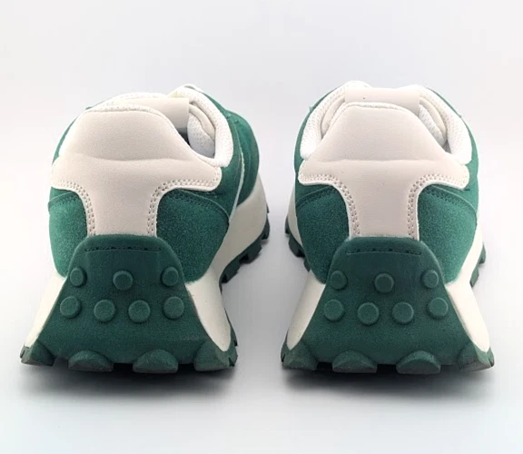 Lucky Step Women's Size 8M Retro Platform Sneaker in Green and White - Image 4 of 4