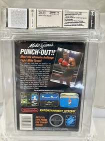 1987 NES Mike Tyson&rsquo;s Punch-Out! WATA Overall 6.5, Matching Components, CIB