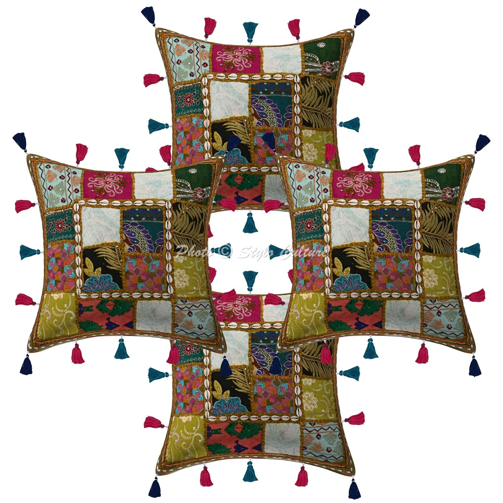 Boho Bohemian Artistic Cushion Cover Vintage Throw Decor Pillow Cover Case