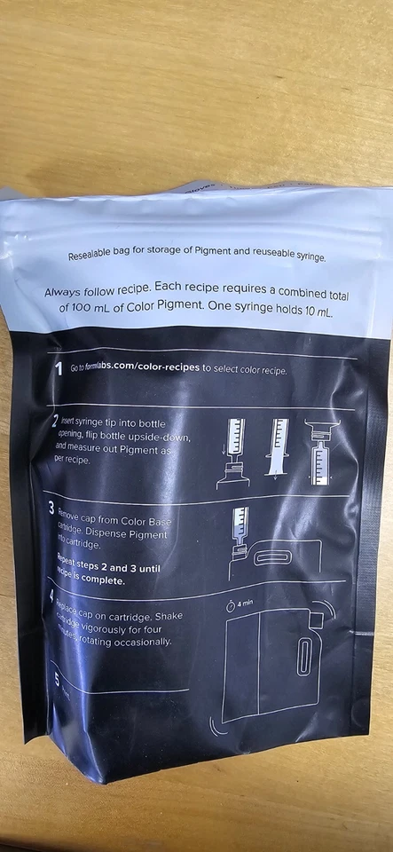 NEW Formlabs rs-f2-crwh-01 851976006943 Color Pigment White (W) - Image 3 of 3