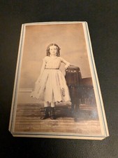 1870s Rare CDV-Photo- Pretty Little Girl w/adorable curls