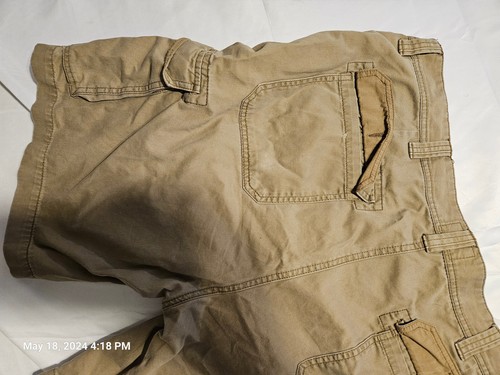 ST. John's Bay Men's Cargo Shorts Size 44 Beige - Picture 8 of 13