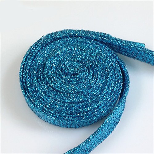Unisex Flat Glitter Shoelaces Shiny Bootlaces Sneakers Shoe Laces Ropes Strings - Picture 46 of 54