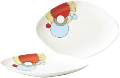 Noritake Frank Lloyd Wright Imperial Diamond Bone China Pair Set