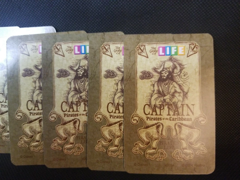 Game Life Pirates Of The Caribbean Dead Men Tell No Tales Captain Cards ** - Image 2 of 4