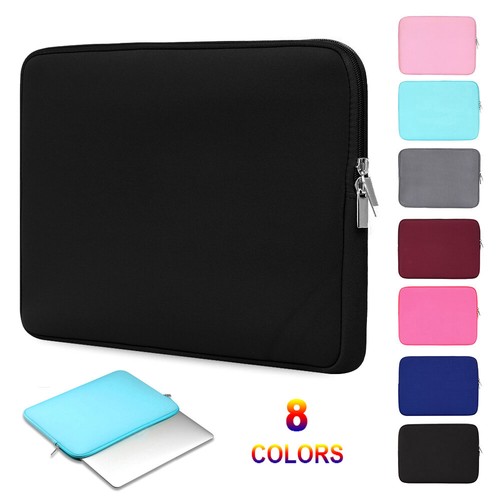 Laptop Sleeve Case Soft Notebook Cover For MacBook Lenovo HP Dell 11 13 15 inch/ - Afbeelding 1 van 17