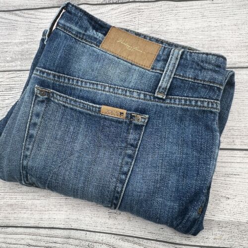 Joes Jeans Vintage Reserve 29 Easy Crop Mylenne Med Blue Wash Denim - 第 1/8 張圖片