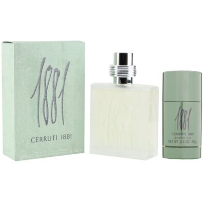 Cerruti 1881 pour Homme 100ml Eau de Toilette EDT & 75ml Deostick Deodorant Set