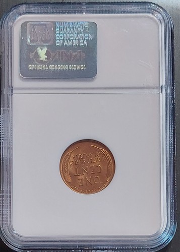 1936-S GEM UNC Lincoln Wheat 1c Cent Penny Graded NGC MS66 RD CAC - Picture 4 of 4