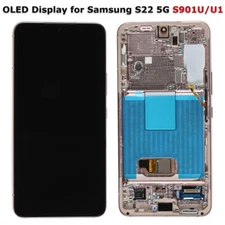 OLED Display Touch Screen Replacement Part For Samsung Galaxy S22 S901U/W Gold