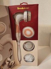 Brookstone 6 piece face body electeic brush set