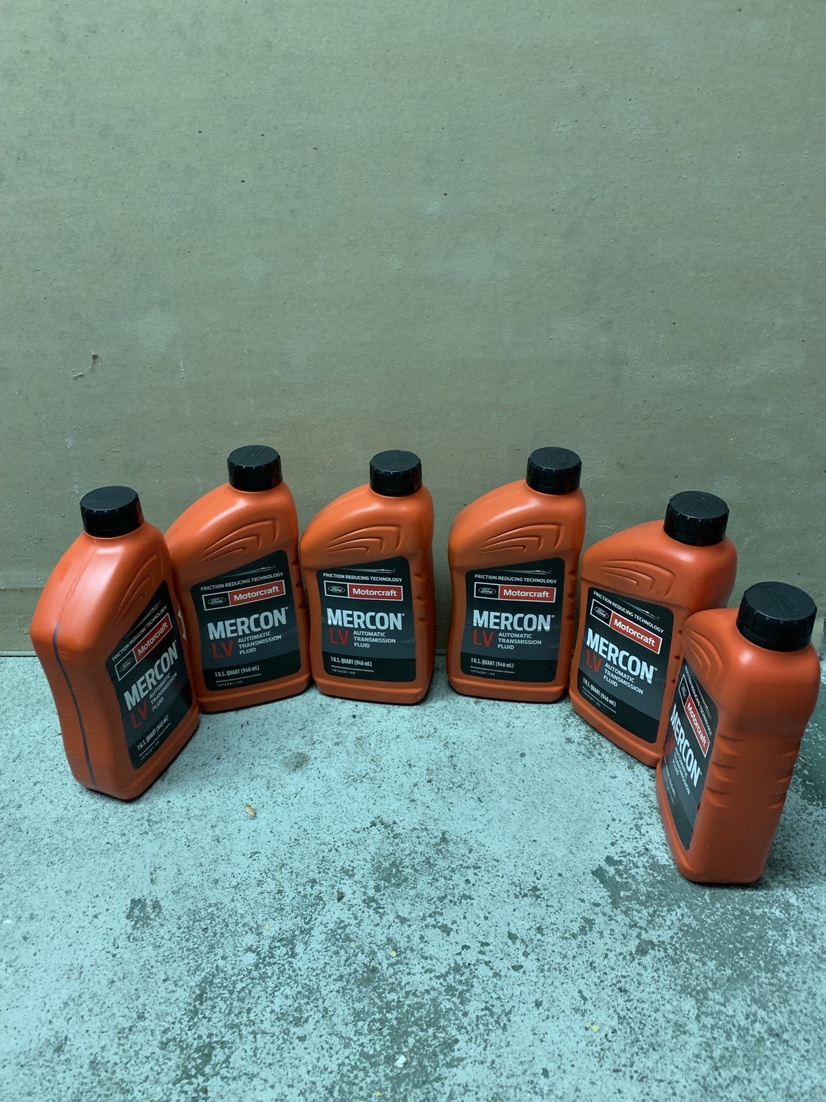 MOTORCRAFT MERCON LV AUTOMATIC TRANSMISSION FLUID XT10QLVC 6 UNITS