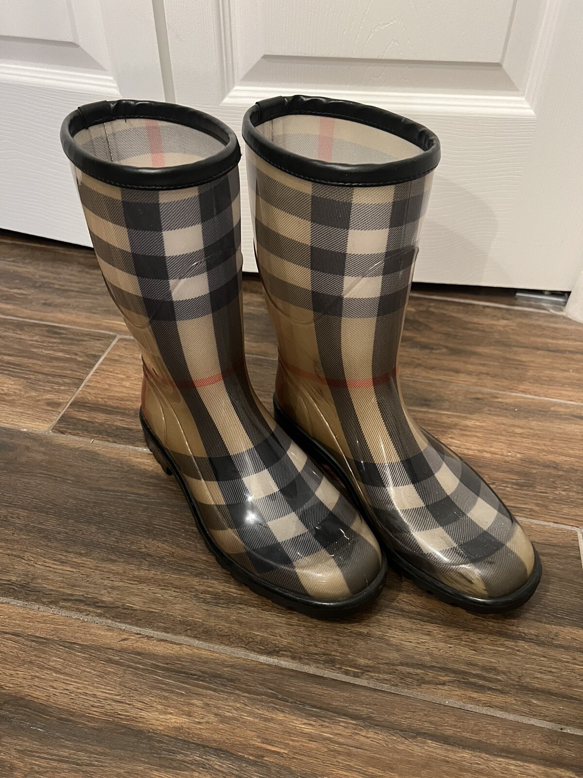 Burberry Rain Boots Waterproof Rubber 