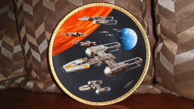 Star Wars Hamilton Sammlung Y-Wing Starfighter Schiffsplatte keine Statuenbüste 