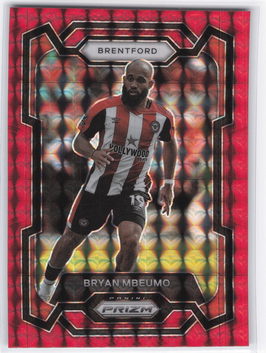 2023-24 Panini Prizm Premier League #143 Bryan Mbeumo Red 2023-24 Panini Prizm Premier League #143 Bryan Mbeumo Red