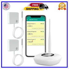 WiFi Thermometer Freezer Alarm, Email Alert, App Notification, Data Record Ex...
