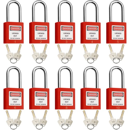 Lockout Tagout Locks, Safety Padlock, Keyed Differently Loto Safety Padlocks ...