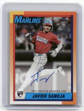 2025 Topps #90B2-JS Javier Sanoja Topps Baseball 35th Anniversary Autographs