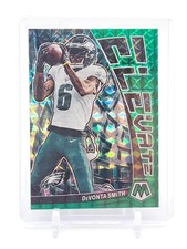 DEVONTA SMITH 2023 MOSAIC ELEVATE GREEN PRIZM #E-DS EAGLES FOOTBALL Q3813