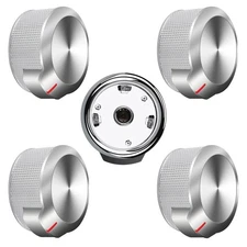 5pcs W11156487 Stove Knob Replacement For Whirlpool Gas Range Burner AP6285576