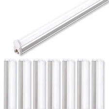 Barrina LED T5 Integrated Single Fixture, 4FT, 2200lm, 6500K Super Bright Whi...