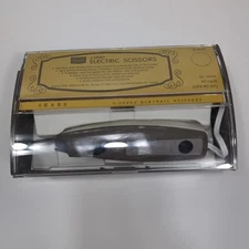 Vintage Sears 3 Speed Electric Scissors Model 344.2177 New Small Crack On Case