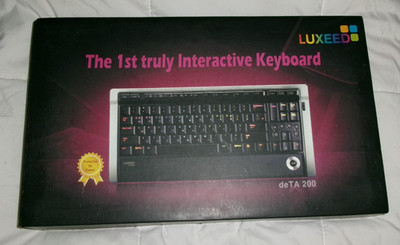 RARE! NOS- Luxeed deTA 200 Interactive LED gaming keyboard- Music-reactive