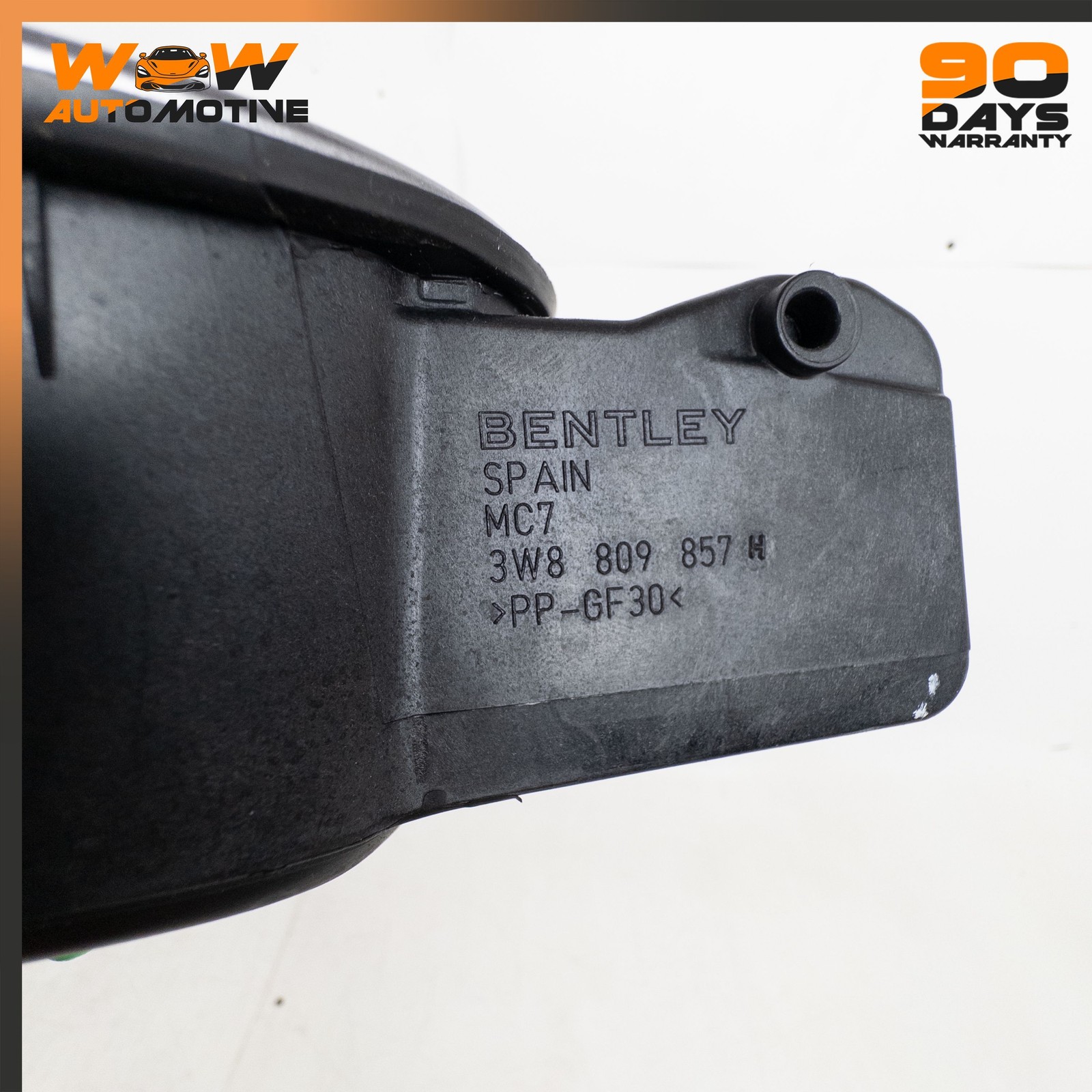04-10 BENTLEY CONTINENTAL GT REAR FUEL GAS FILLER DOOR FLAP CAP ASSEMBLY OEM