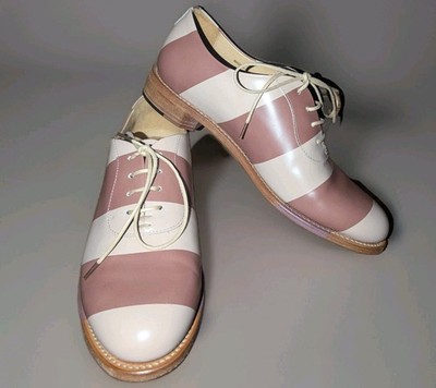 THE OFFICE OF ANGELA SCOTT Sz 40 Pink Blush Sherbet MR SMITH Oxfords