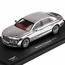 Kyosho Original 1/43 Bentley Flying Spur W12 (Chrome Siler) Complete el