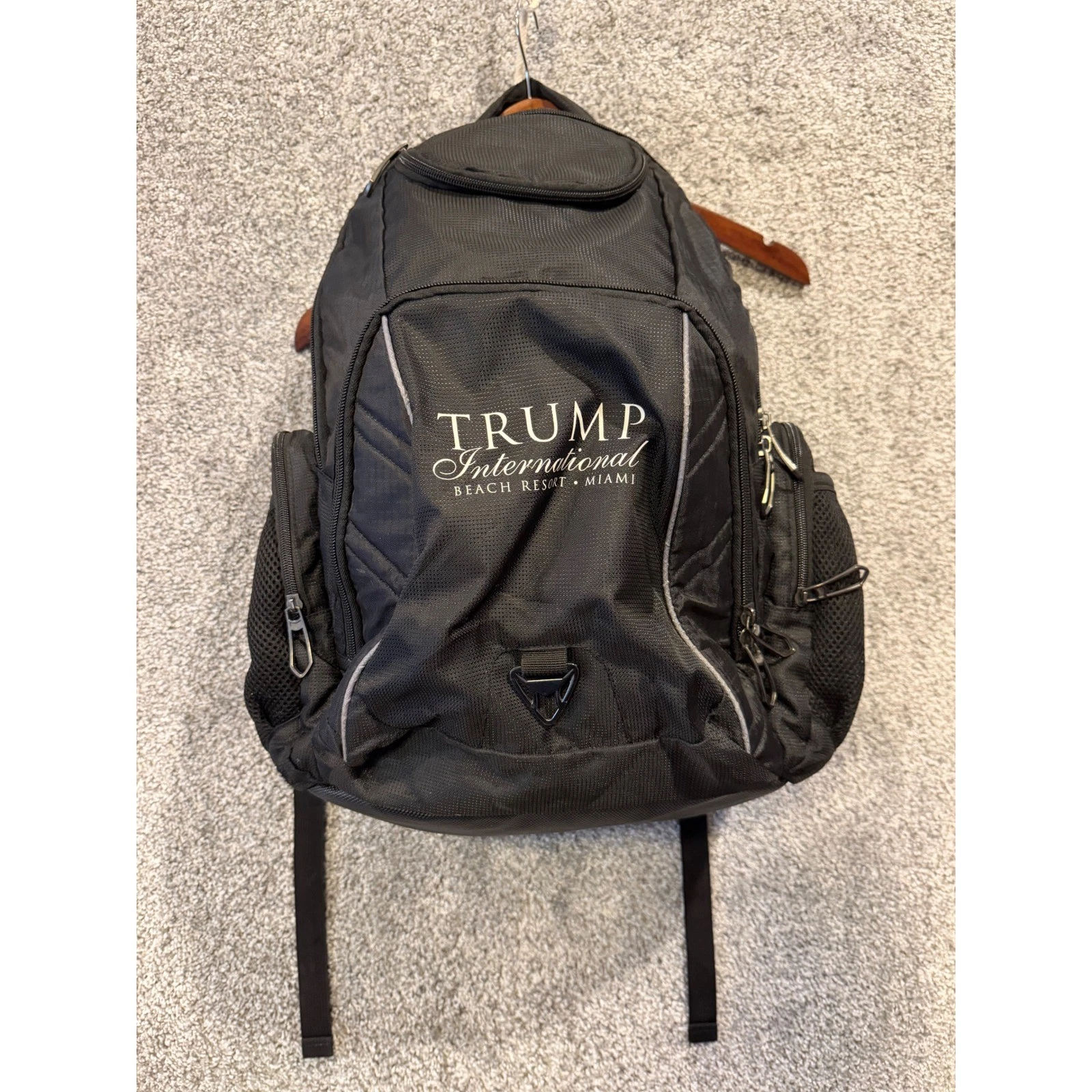 Trump International Beach Resort Miami Backpack Travel Bag Black *