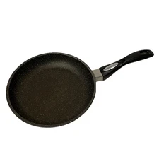 Vtg BONIOTTI 10" 22CM Crepe Fry Pan Stone Finish Non-Stick Italy Skillet Saute